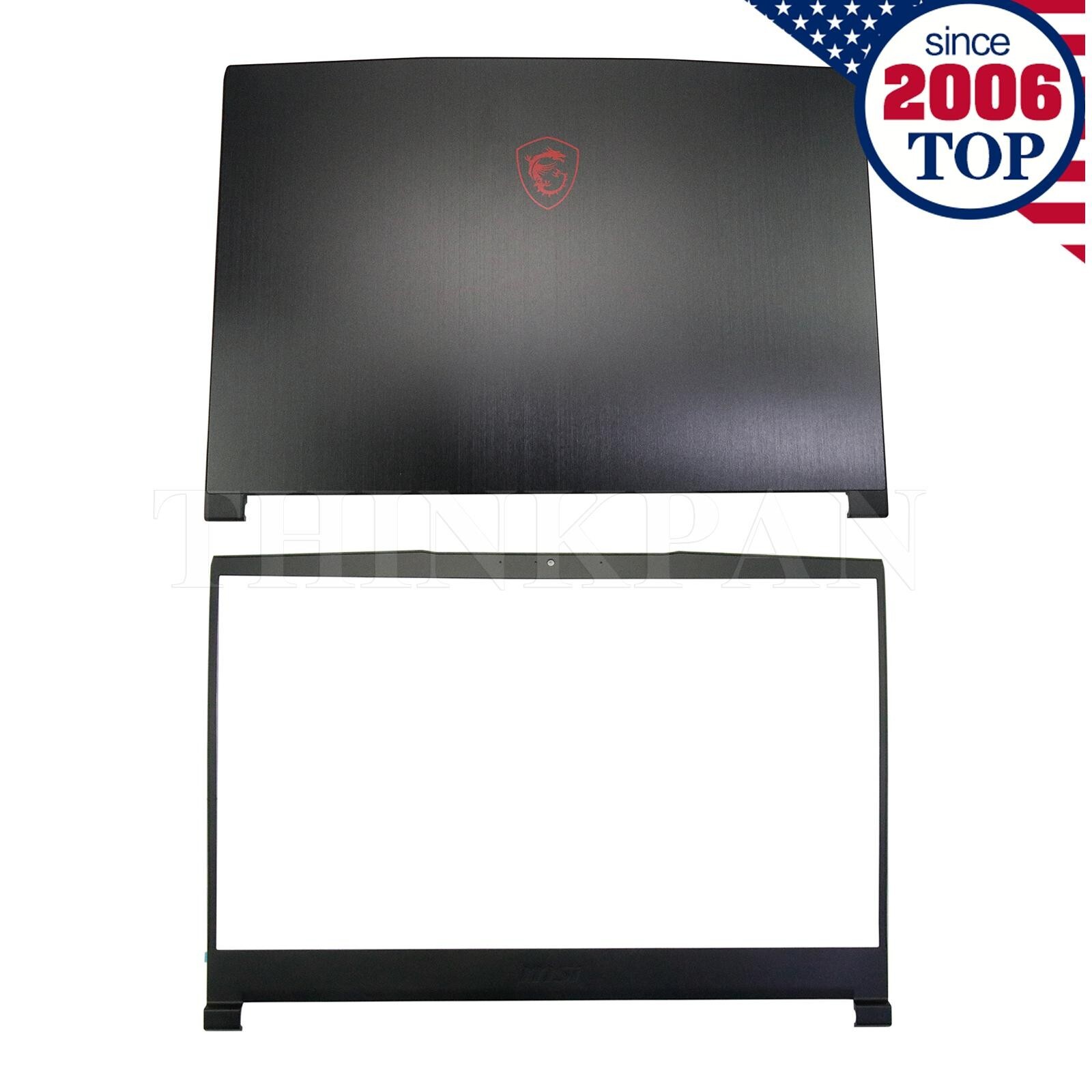 New MSI GF63 GF63VR Thin 8RC 8RD MS-16R1 R4 LCD Back Cover Top Lid & Bezel US