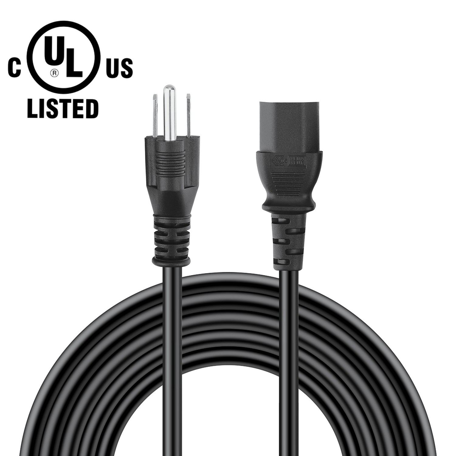 UL 6ft AC Power Cord Plug Lead For Mito Red Light C MitoMIN 2.0 Red Light Panel