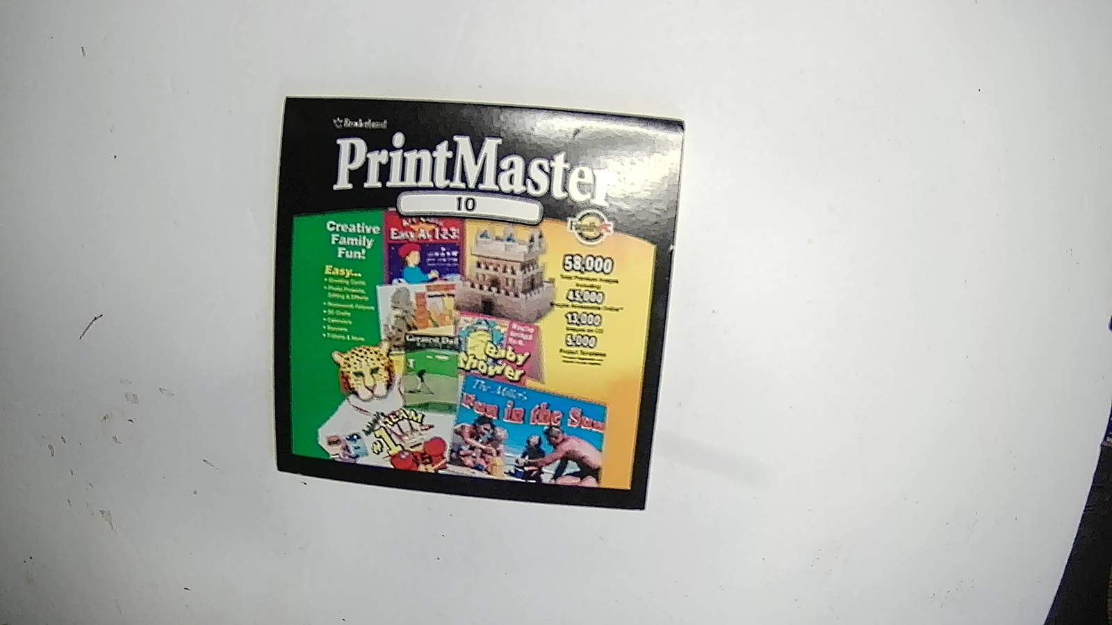 Broderbund PrintMaster 10 Publishing Suite CD-ROM for Windows 95/98/2000/NT/XP