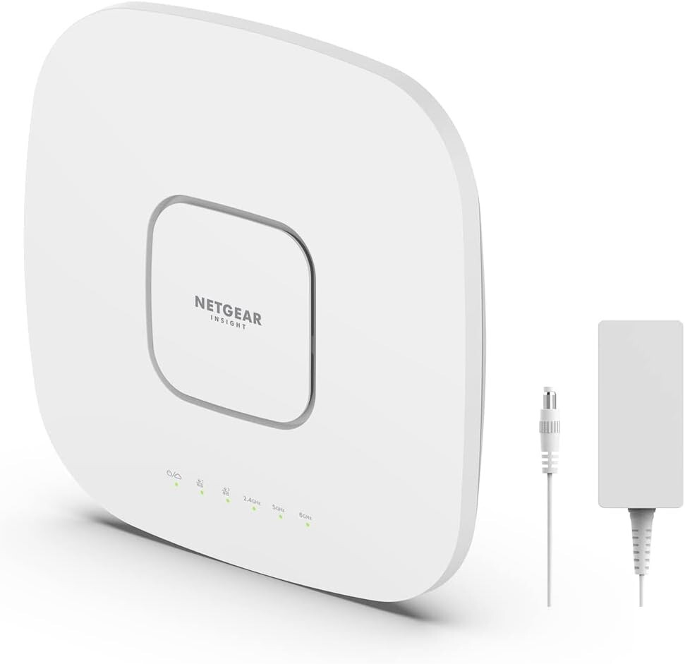 Netgear WAX630EP-100NAS Insight AXE7800 Tri-Band Wi-Fi 6E Access Point