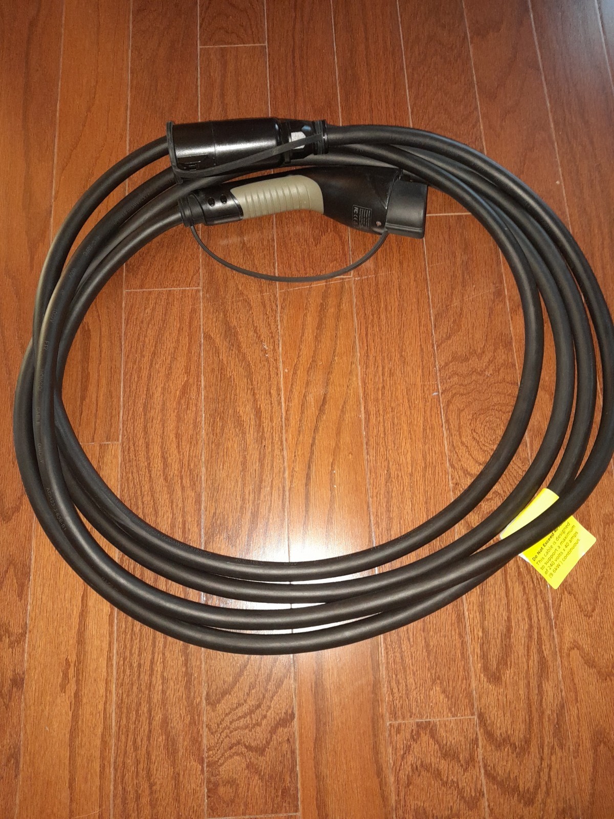 Seguma EV Charger Extension Cord 21' 40A Cable 110V-240V for SAE J1772 Chargers