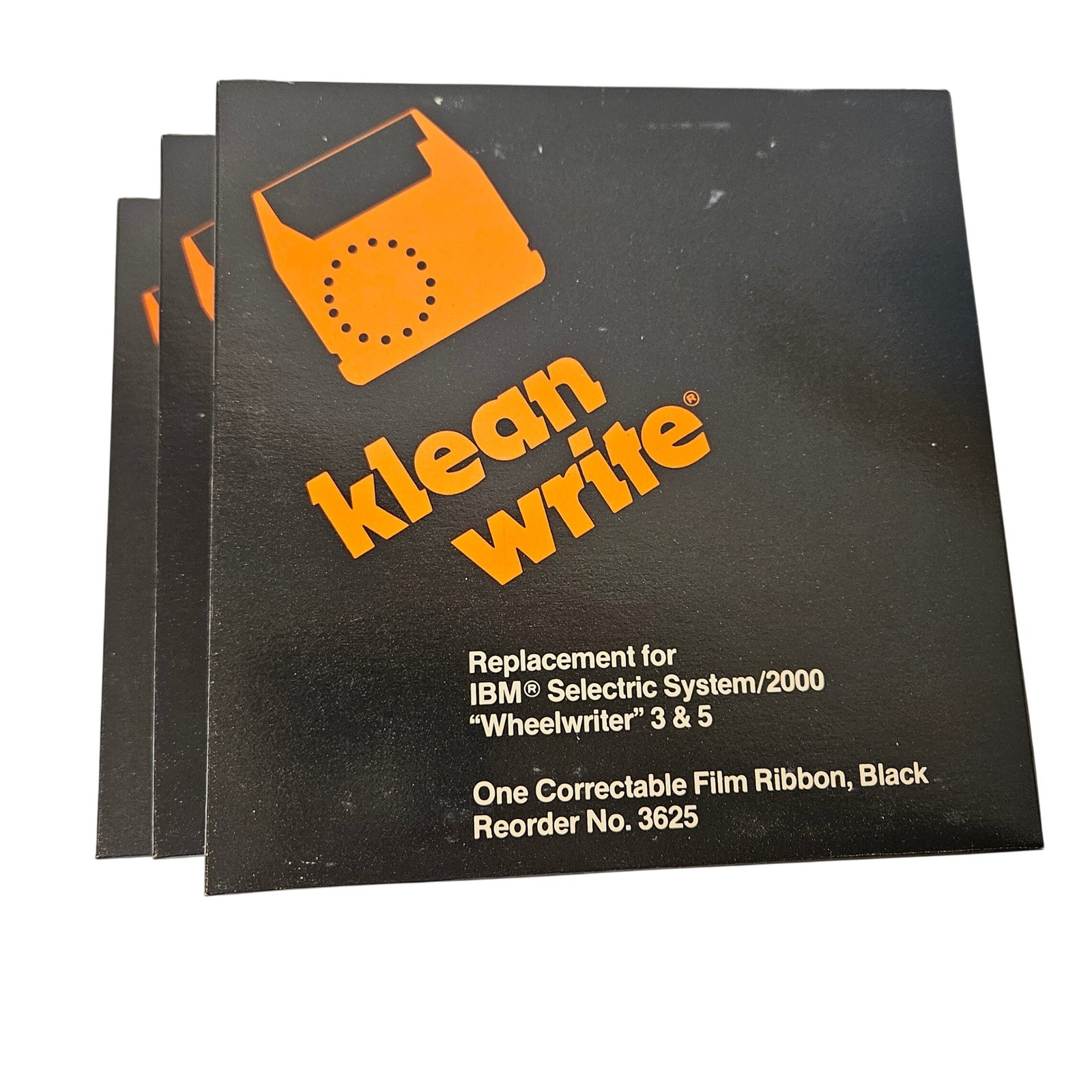 Klean Write 3 Typewriter Ribbons  IBM Wheelwriter 3 5 Selectric 2000 3625 Prop