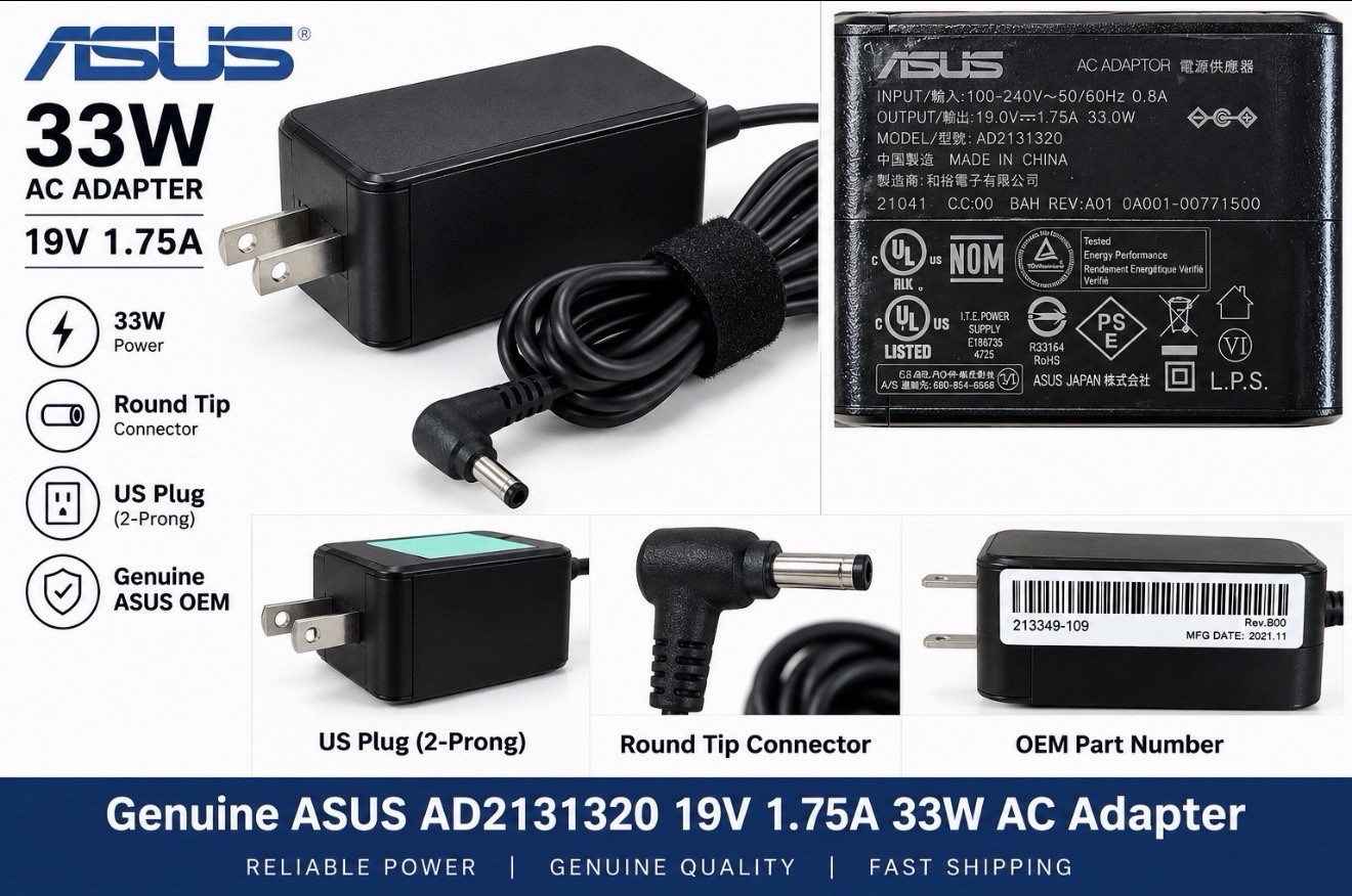 ASUS EXA1206UH 33W 19V AC Adapter
