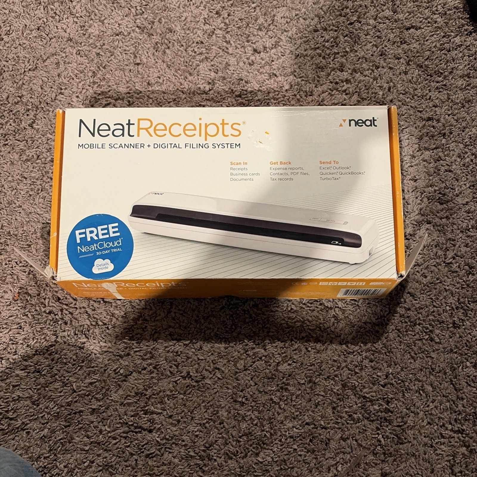 Neat Receipts NM-1000 Mobile Scanner & Digital Filing System - Mac & PC
