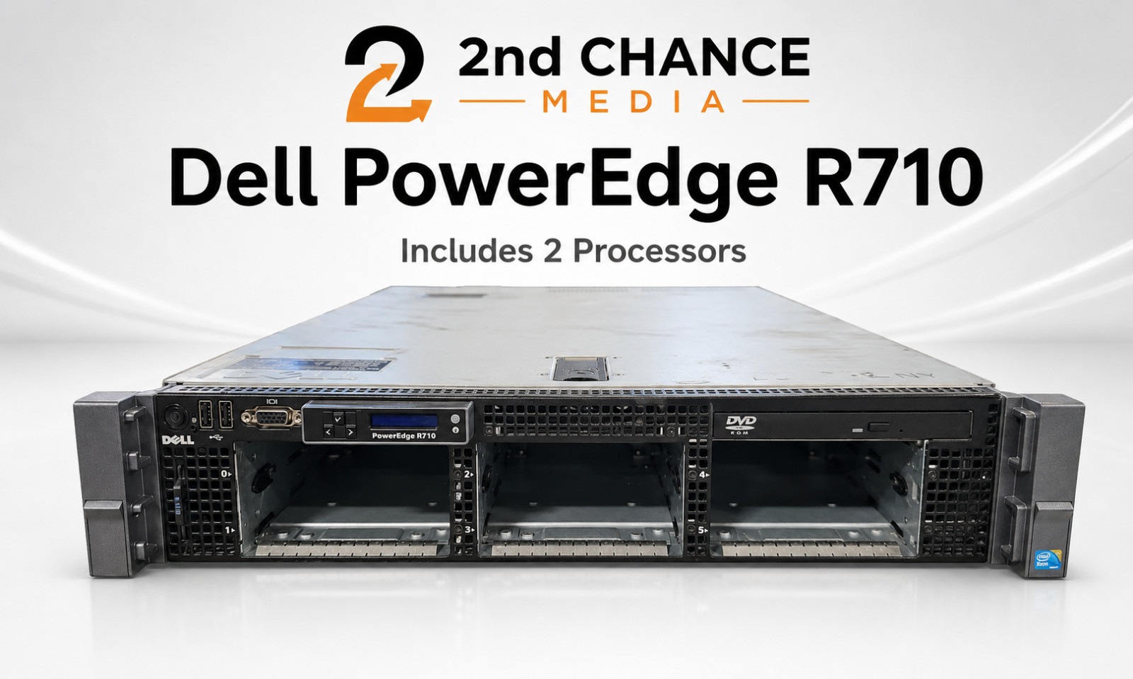 Dell Poweredge R710 Rackmount Server NO RAM no HDD  SAME DAY SHIPPING