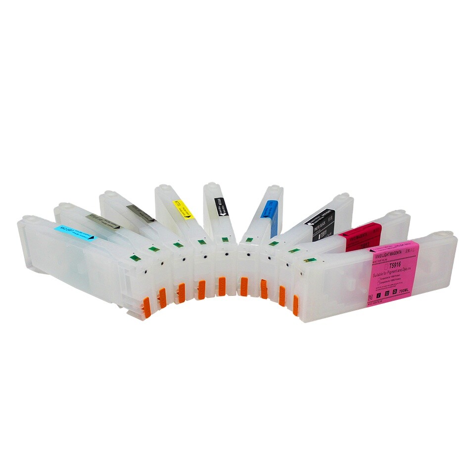 9PC T5921-T5929 empty refillable ink cartridge for Epson Stylus Pro 11880 11880C
