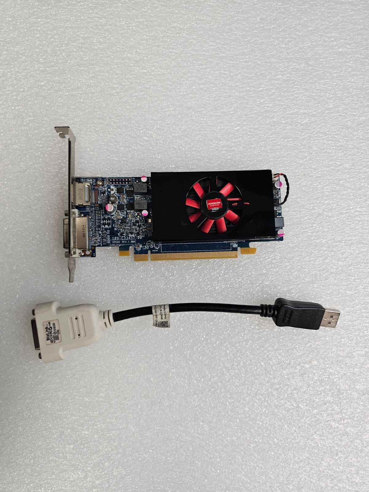 AMD NJ0D3 ATI Radeon HD 7570 Graphics Card 1GB GDDR5 FH w/ DP to DVI Cable