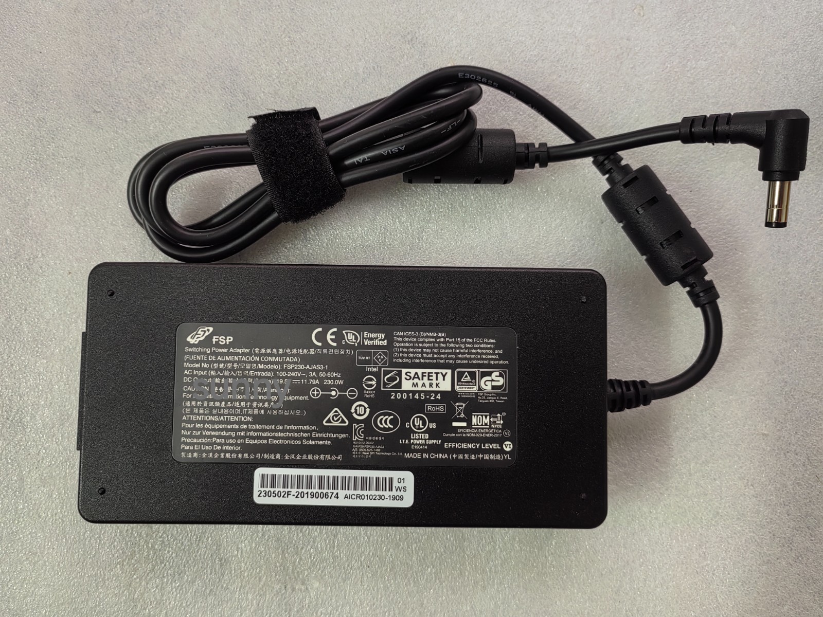 FSP230-AJAS3-1 FSP 19.5V 11.79A For Intel NUC NUCX15 KC57 RTX3060 5.5mm 230W OEM