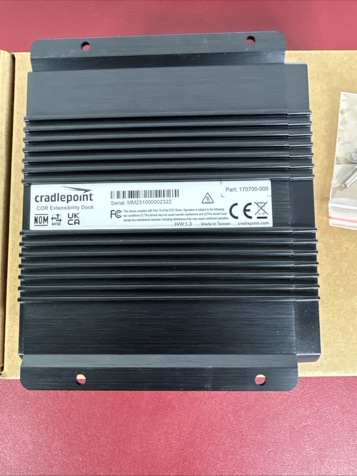 Cradlepoint COR Extensibility Dock # 170700-000,  for IBR600B/650B, IBR900/950