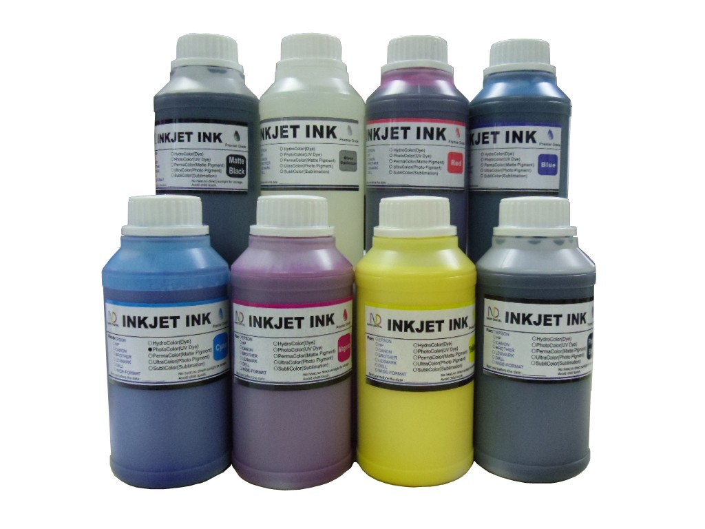 ND® Pigment Refill Inks for Cartridge 54 T054 Stylus Photo R800 R1800 8x250ml