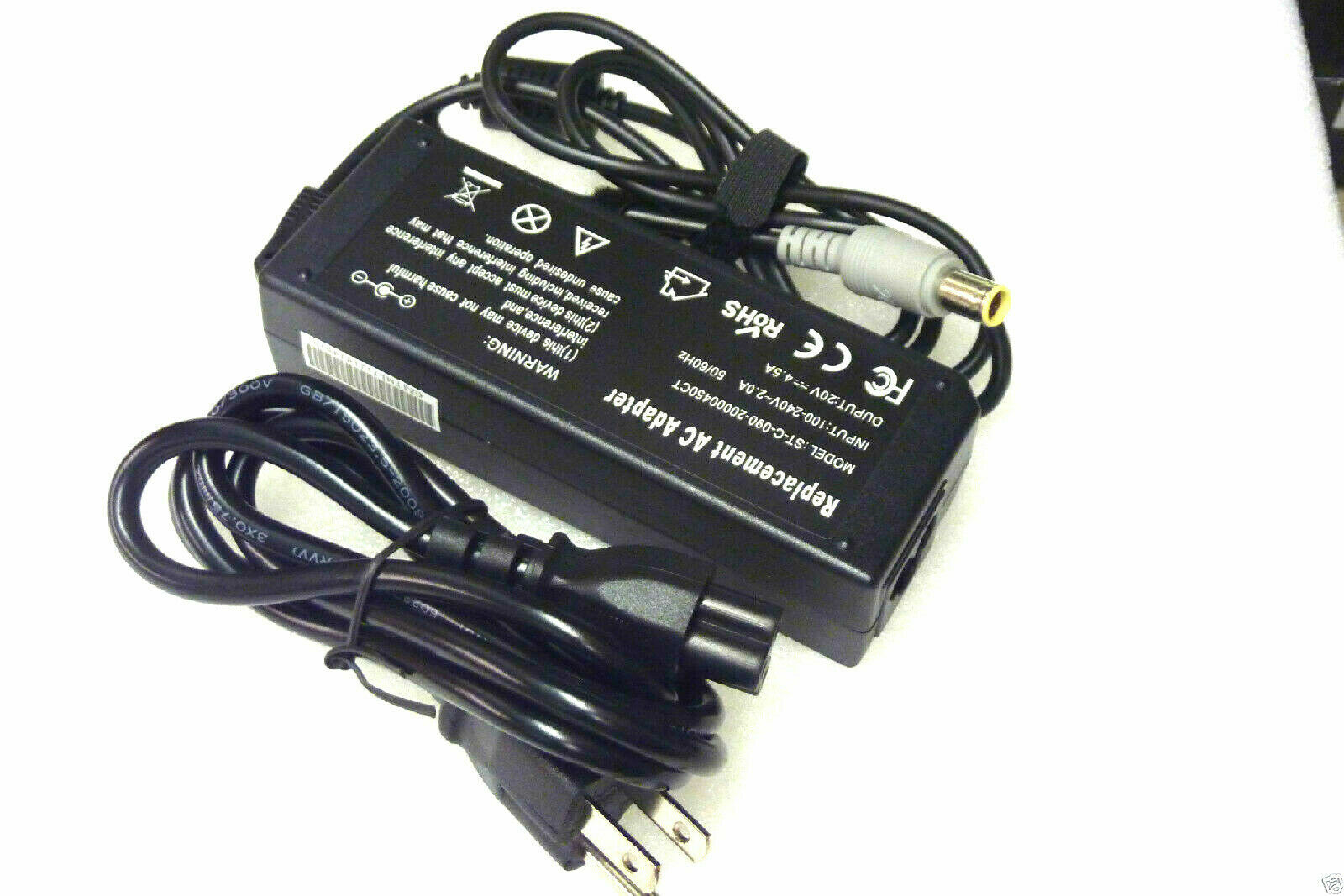 For Lenovo Thinkpad X60 X60s X61 X61s AC Adapter Power Cord Battery Charger 90W 