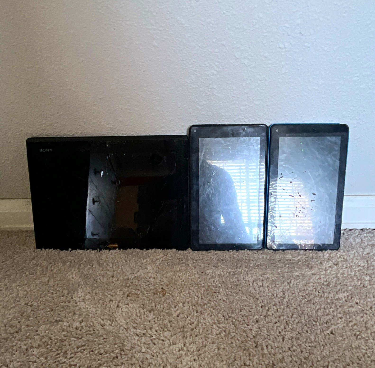 Sony and RCA tablets FOR PARTS OR REPAIR