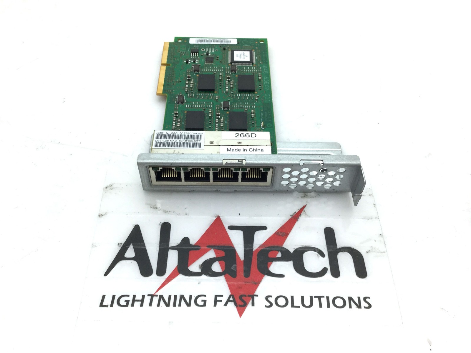 IBM 1GB 4x RJ-45 Port Host Ethernet Adapter 74Y3433 266D Quad IVE HEA NIC