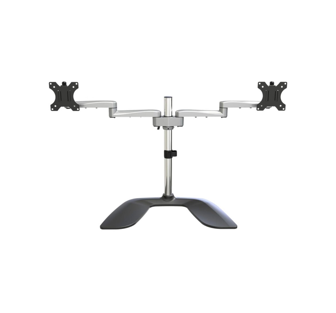 StarTech.com Dual Monitor Stand Ergonomic Desktop Monitor Stand for up to 32"