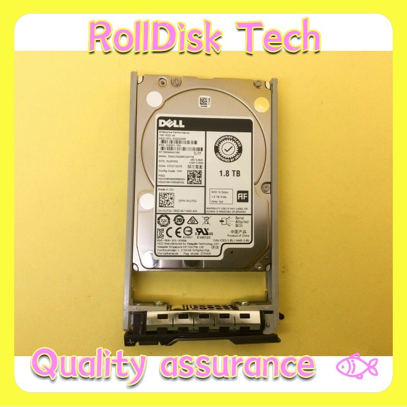 New NEW 0VJ7CD DELL 1.8TB 10K 12Gbps SAS 2.5'' ENT HARD DRIVE HDD VJ7CD
