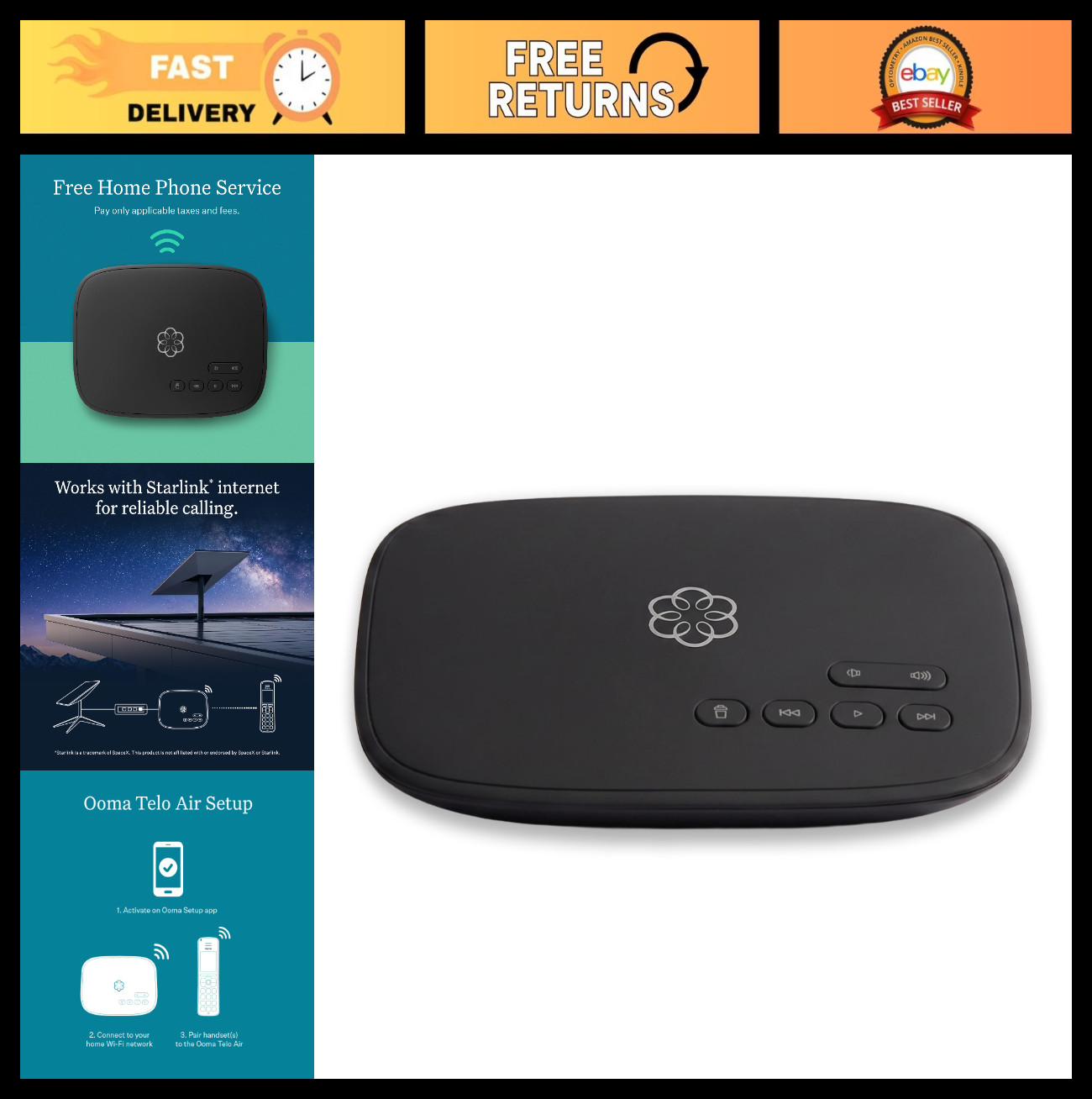 VoIP Home Phone Service - Wireless Connectivity, Unlimited Calling, Robocall Blo