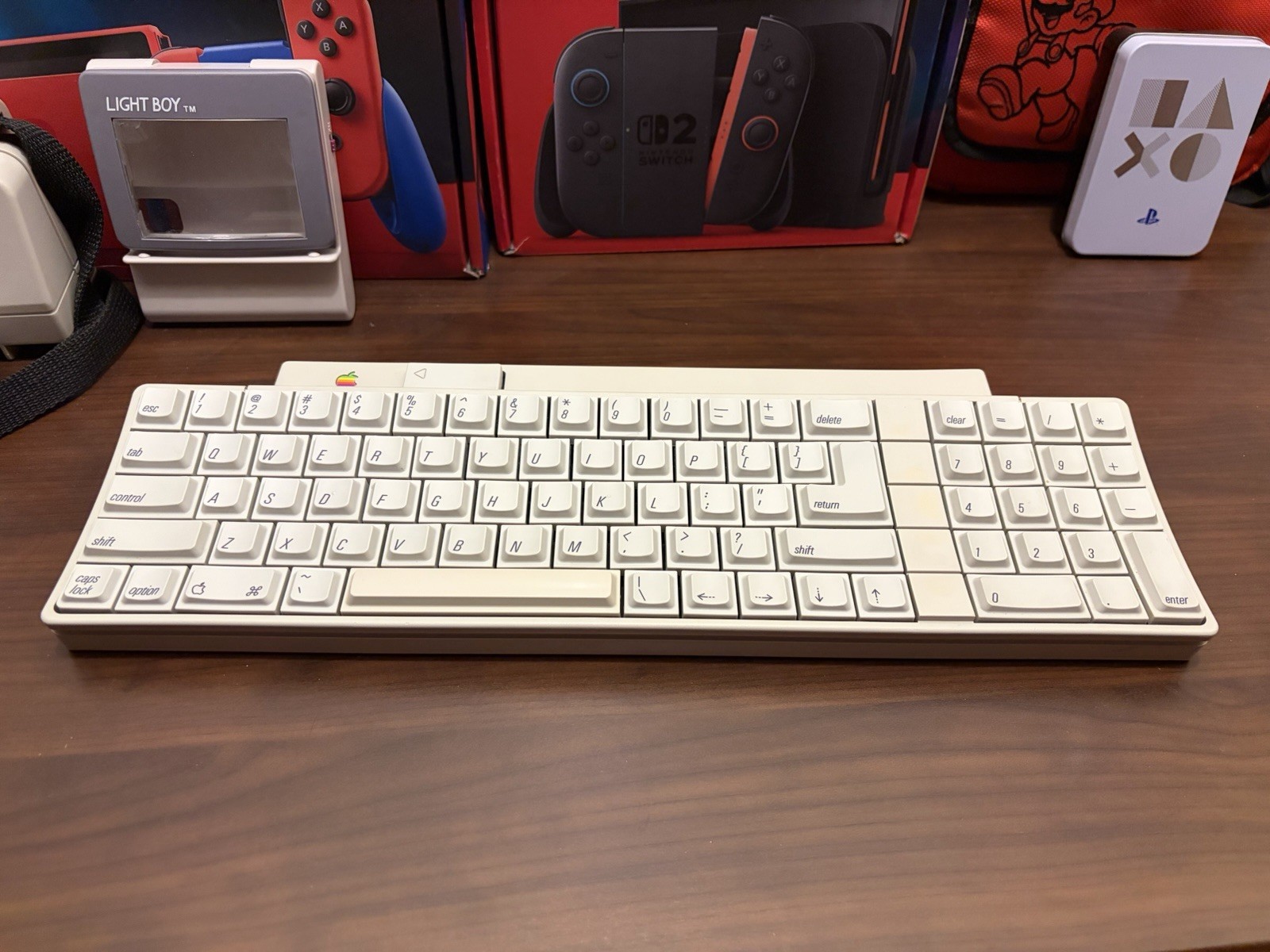 Apple Data Bus Keyboard IIGS, Orange Alps, 658-4081, Tested And Working