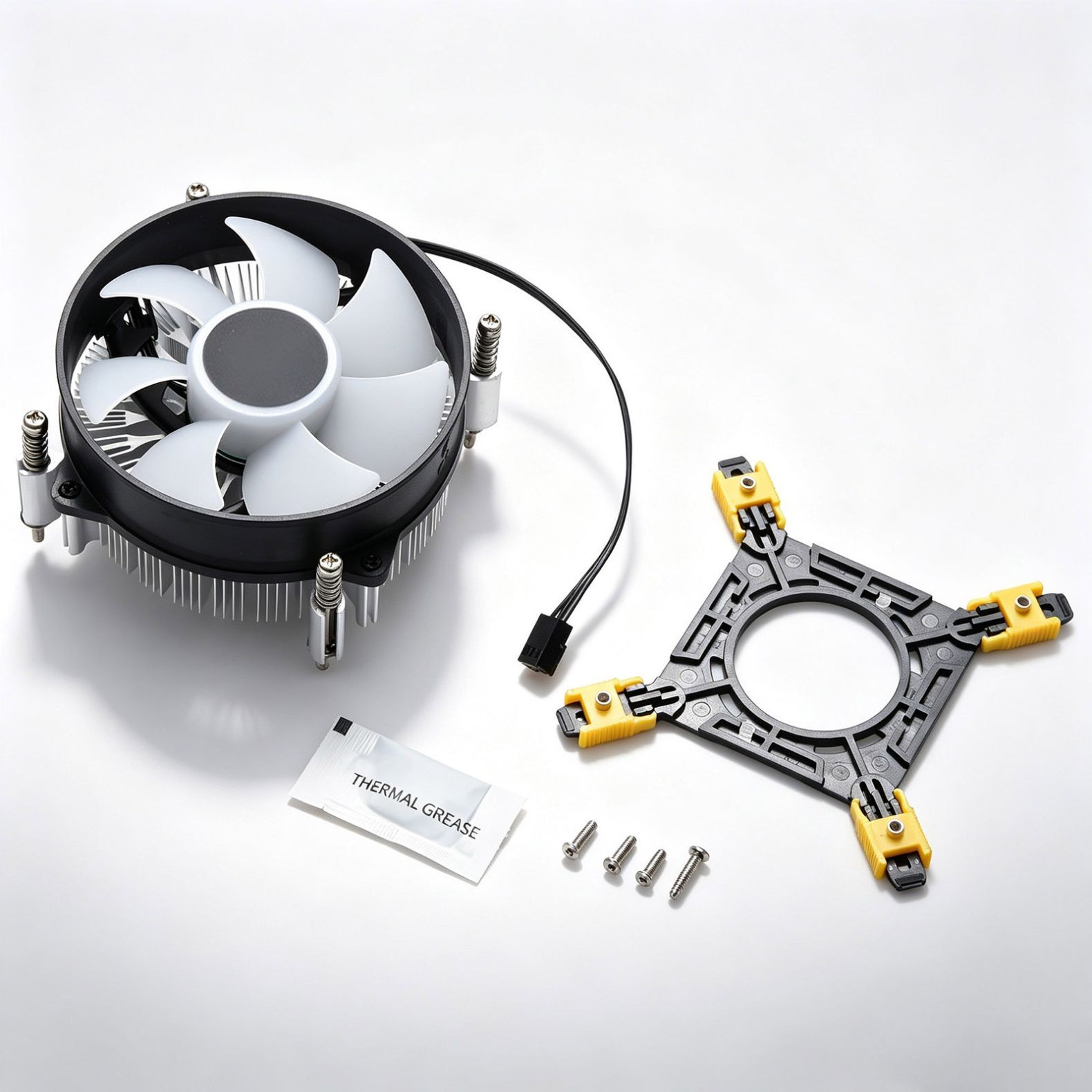 90mm RGB CPU Cooler Fan, 23.5 dBA Silent, Efficient Cooling, LGA 115X/1200/1366