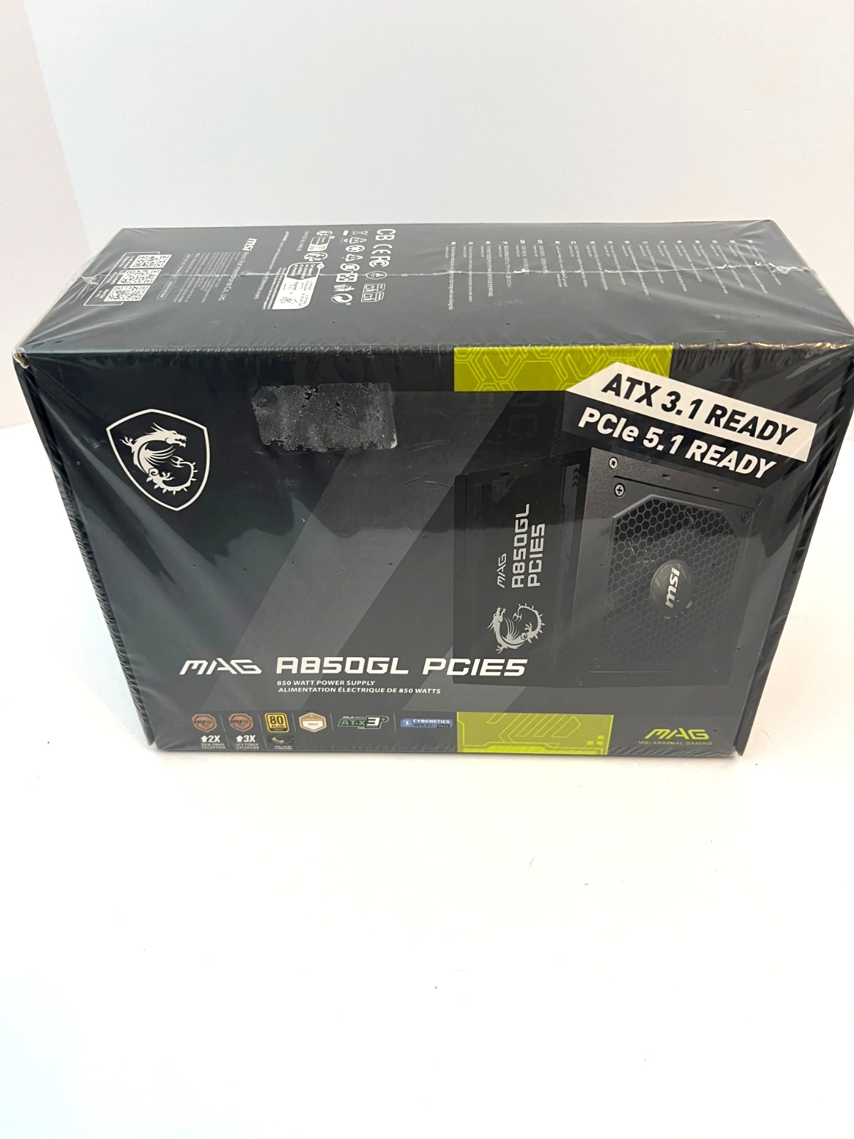MAG A850GL PCIE5, Fully Modular Compact Gaming 850W Power Supply, 80+ Gold, A...