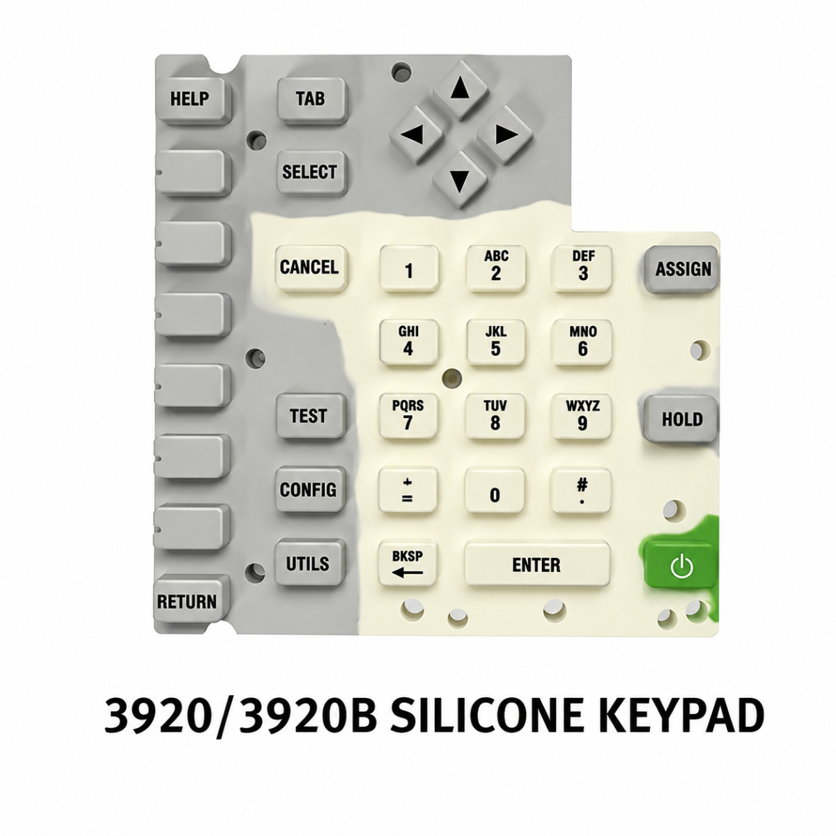 1PC Membrane Keypad Key Silicone Fit for Aeroflex 3920 3920B Button Film
