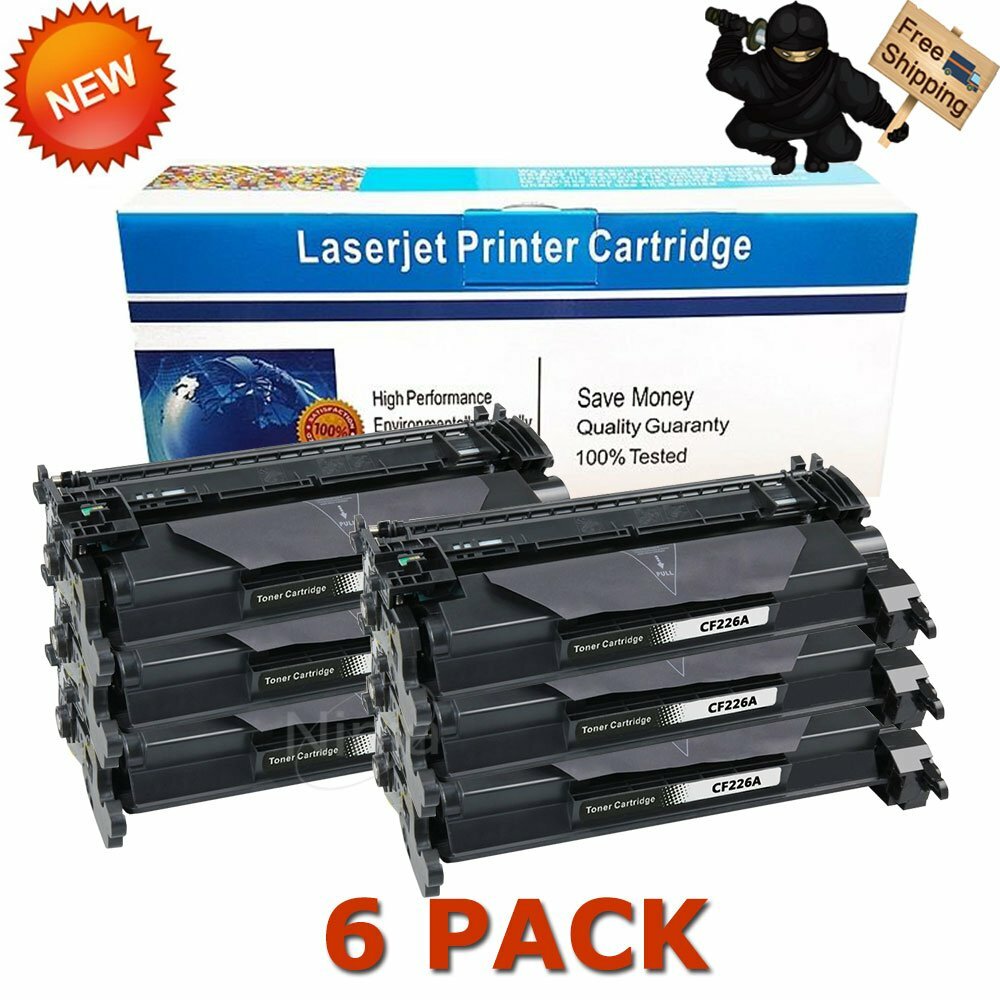 6PK CF226A Toner for HP 26A LaserJet Pro M402dn M402n MFP M426fdn M426fdw M426dw