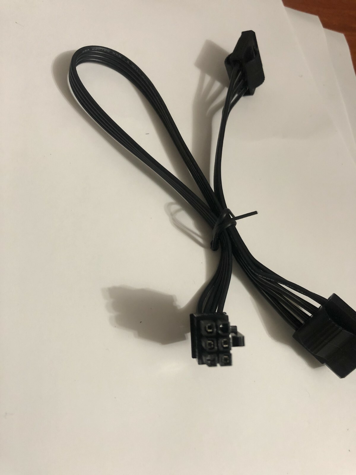 LOT 2 Pcs  Antec  6 Pin  To 2x  IDE  Power Supply CABLE for antec NEO HE550