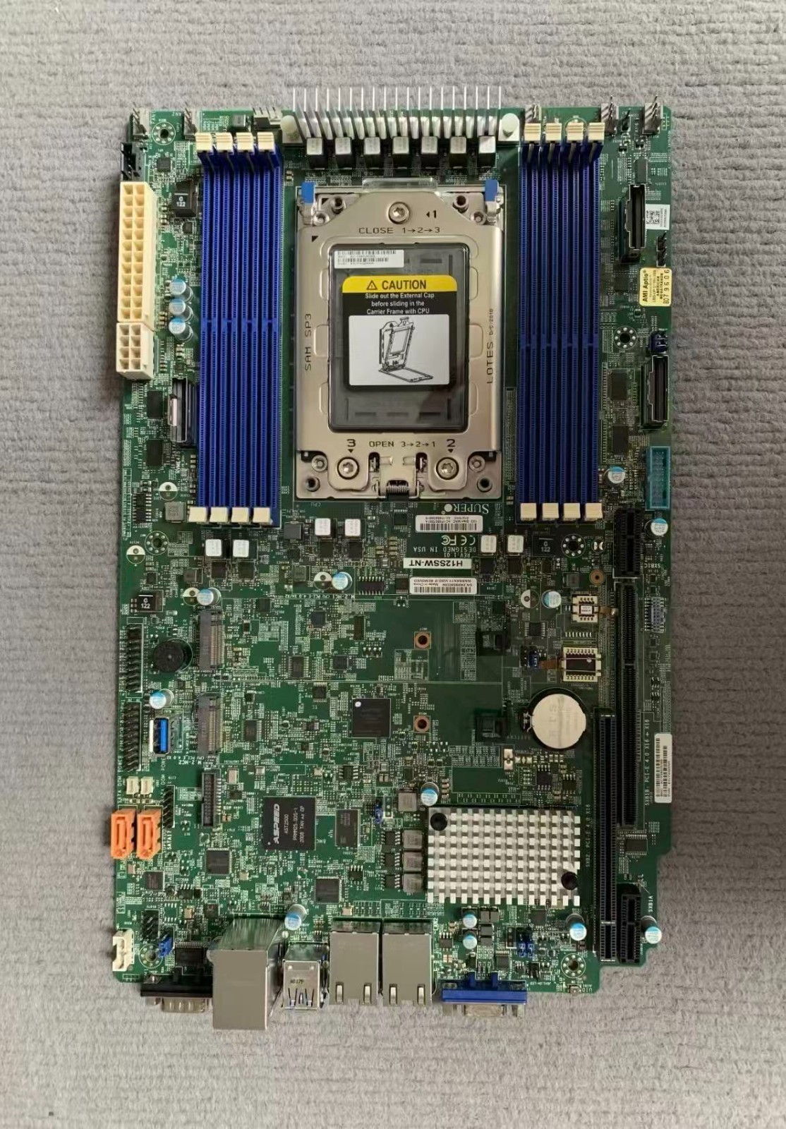 For Supermicro H12SSW-NT (For A+ Server Only) Server Motherboard DDR4