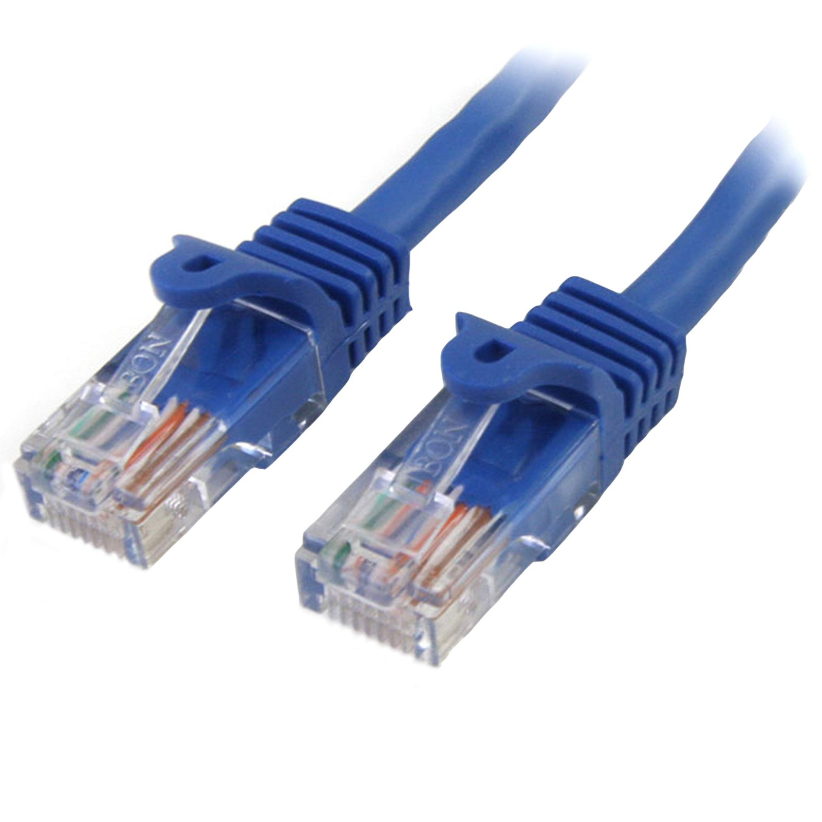 StarTech.com 1 m Blue Cat5e Snagless RJ45 UTP Patch Cable - 1m Patch Cord - Ethe