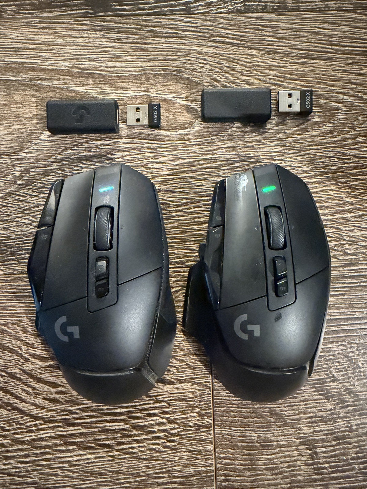 TWO Logitech G502X Lightspeed Wireless Gaming Mouse - Black