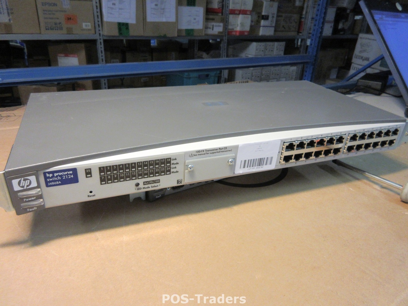 HP J4868A 2124 Unmanaged ProCurve NETWORK Switch 24x 10/100Mbps IEEE 802.3u