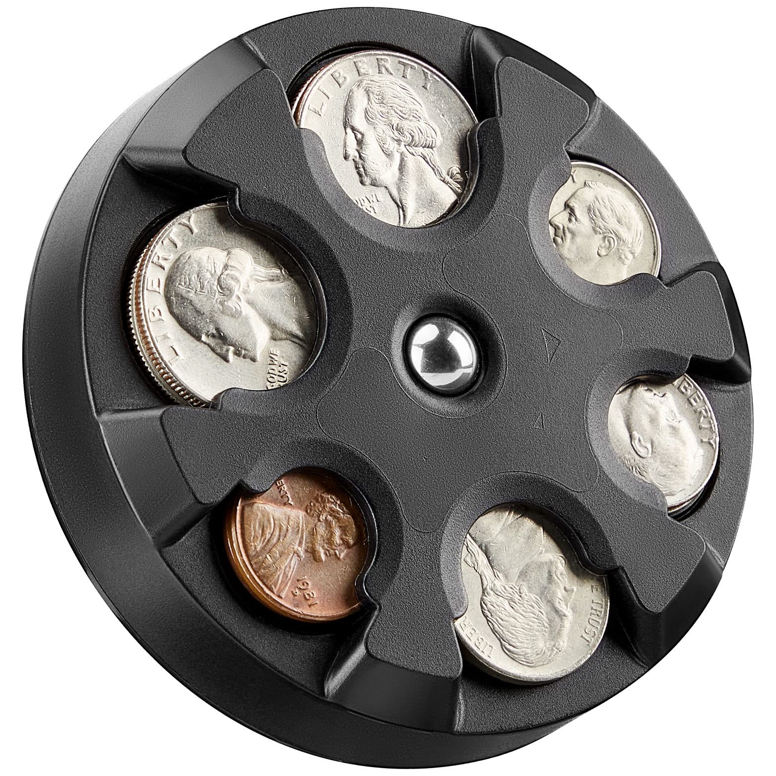 Coin Holder, Portable Coin Change Organizer, Universal Coin Storage Coin Hold...