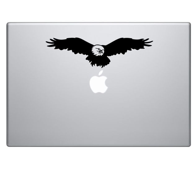 Bald Eagle Decal Vinyl Sticker Macbook Pro Air Sticker Laptop American Eagle USA