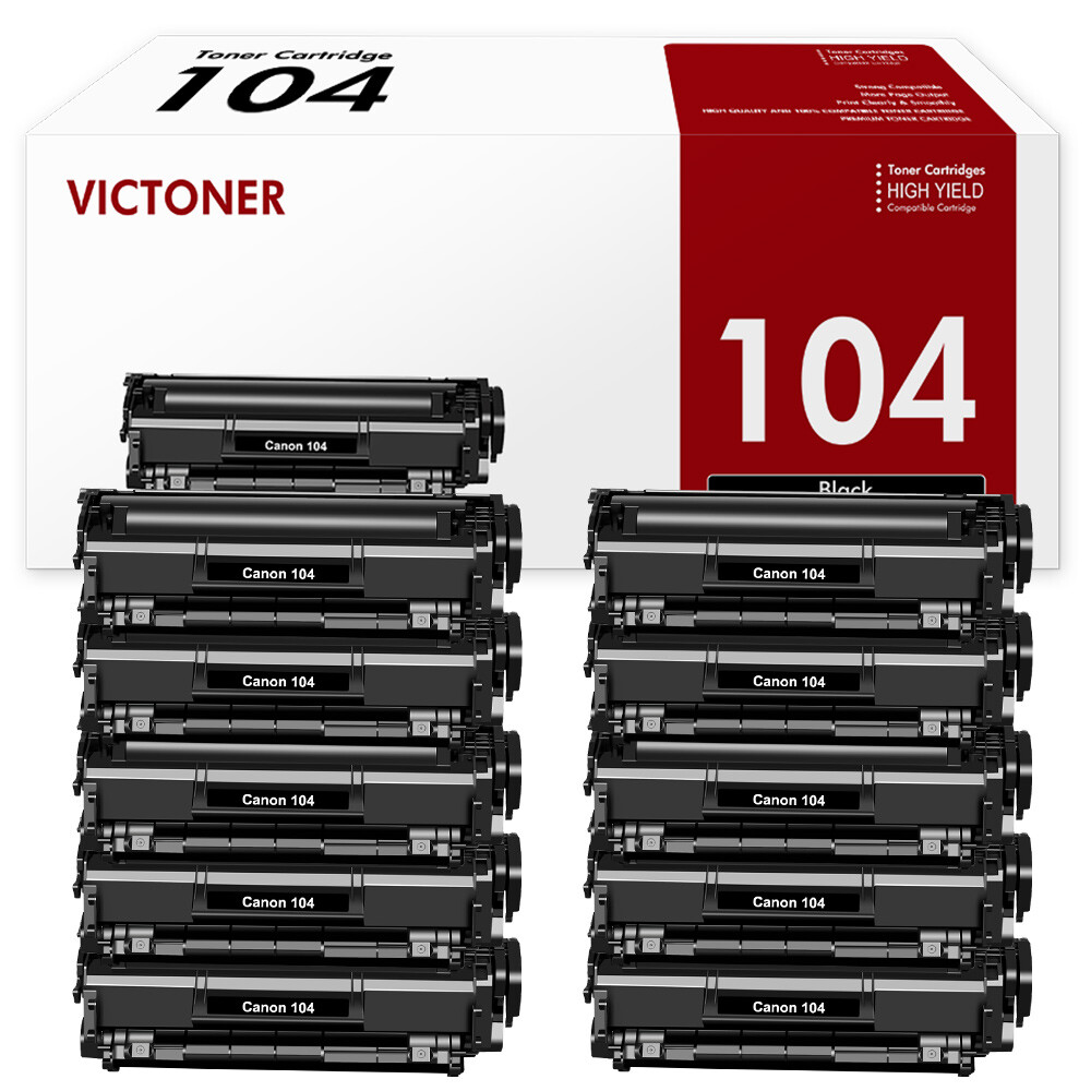 10PK Toner Cartridge For Canon 104 FX9 FX10 ImageClass MF4350D MF4150 D420 D480