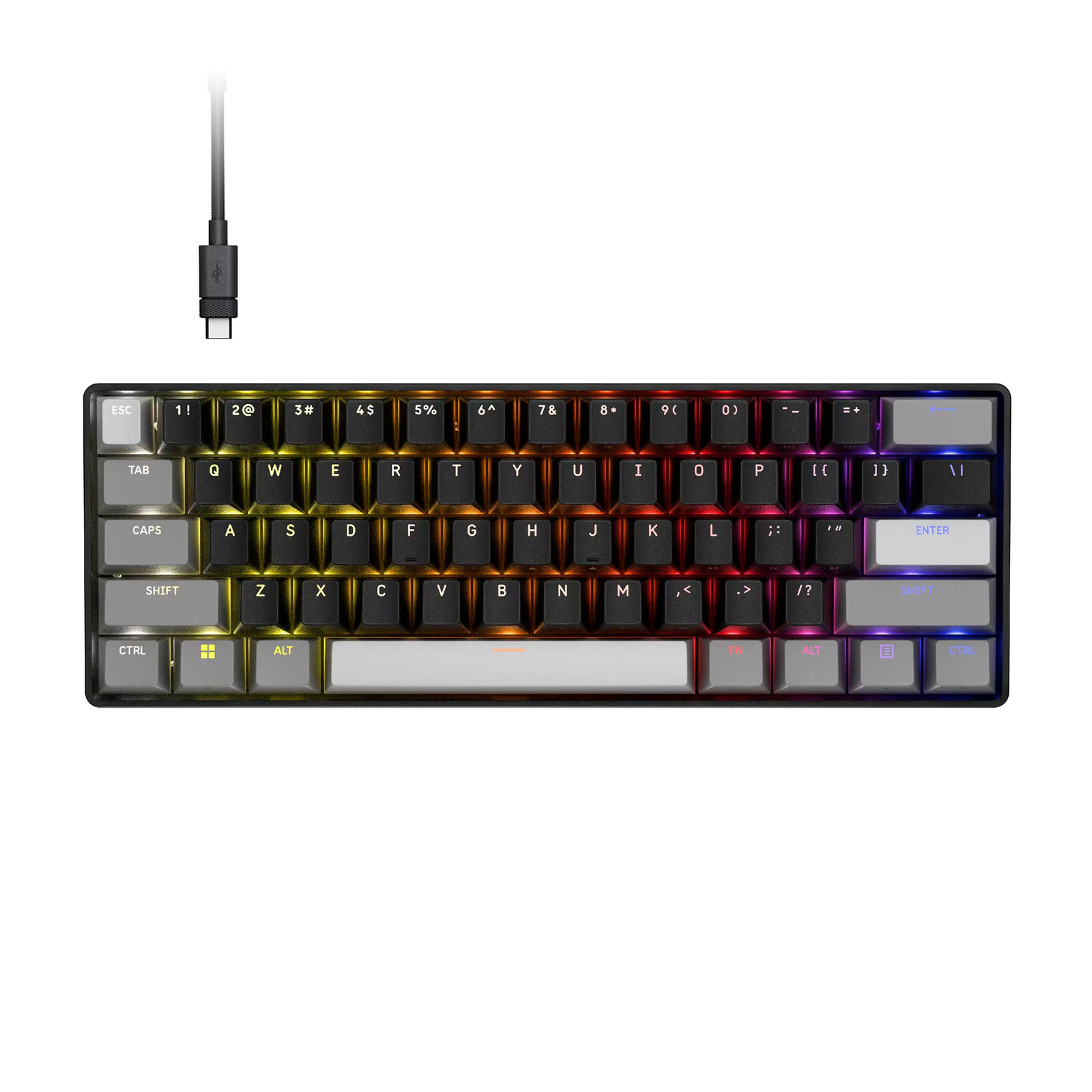Corsair Clipper Pro Mini 60 Hall Effect Gaming Keyboard Black Certified Refurb