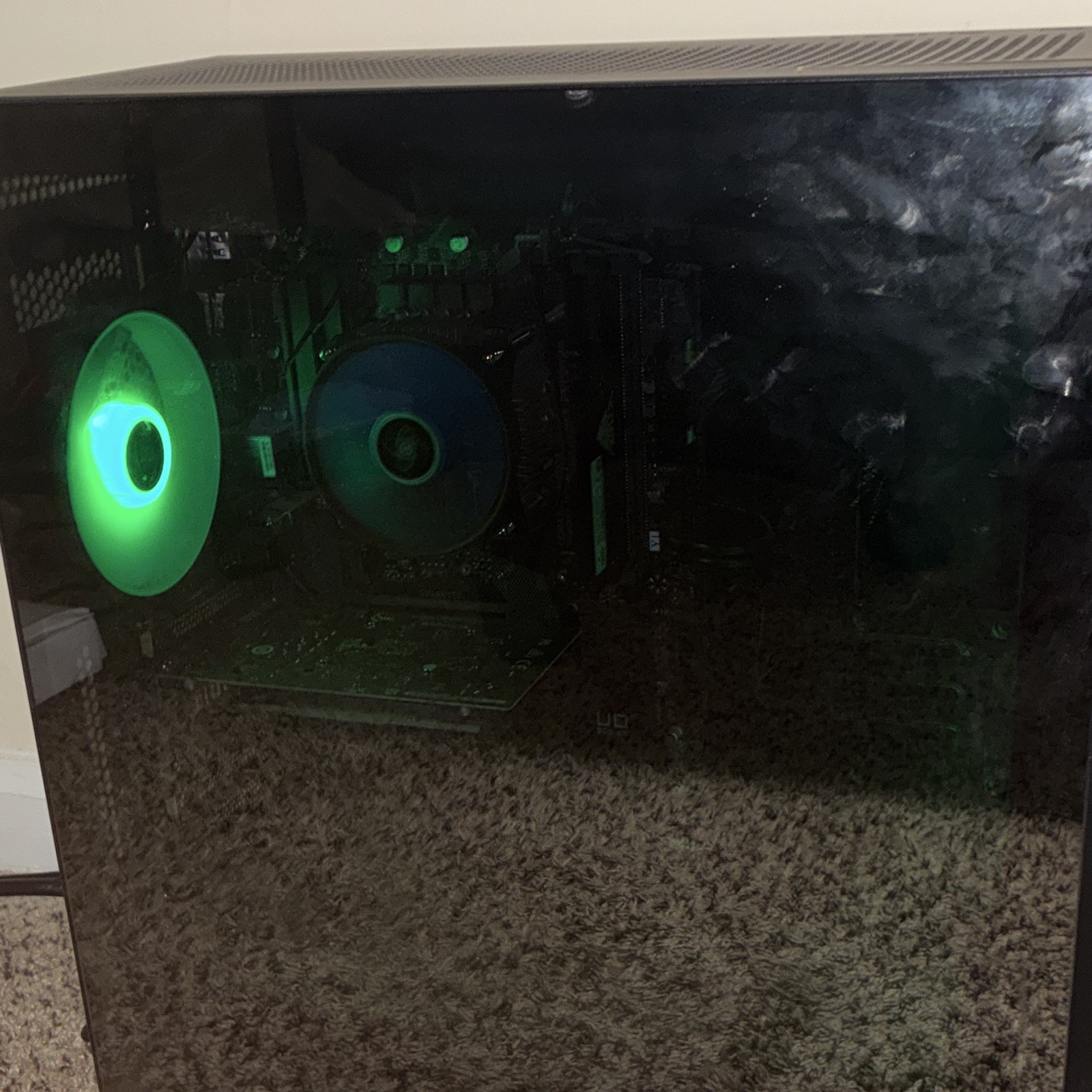 Custom/Whitebox Black Gaming Desktop Tower PC RGB Lighting, Dedicated Graphics