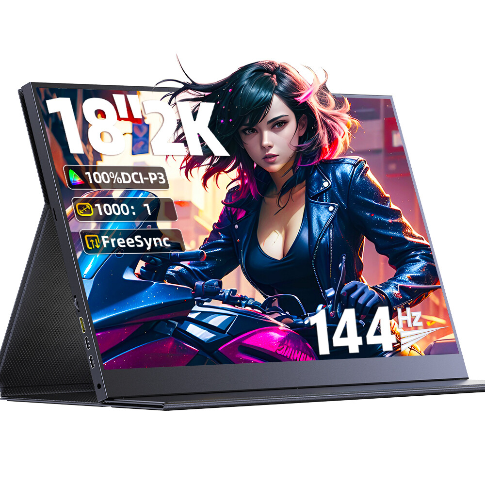 UGame K118 2K 144Hz 18" Portable Gaming Monitor Freesync Display Matte Screen
