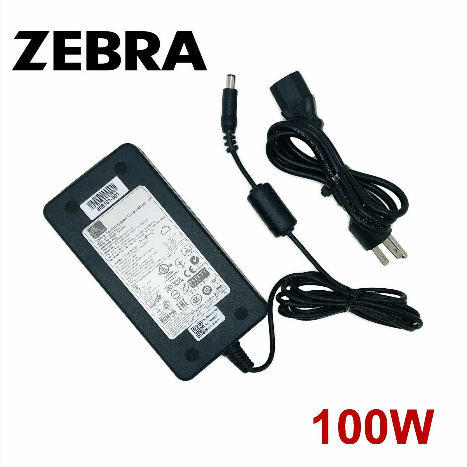 OEM Original Zebra AC Adapter For ZD50042-T01A00FZ ZD500 Direct Thermal Printer