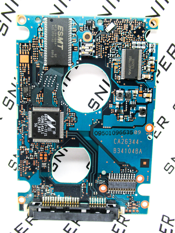 PCB - Fujitsu 160GB MHZ2160BH G1 SATA CA07018-B68400AP CA26344-B34104BA Board
