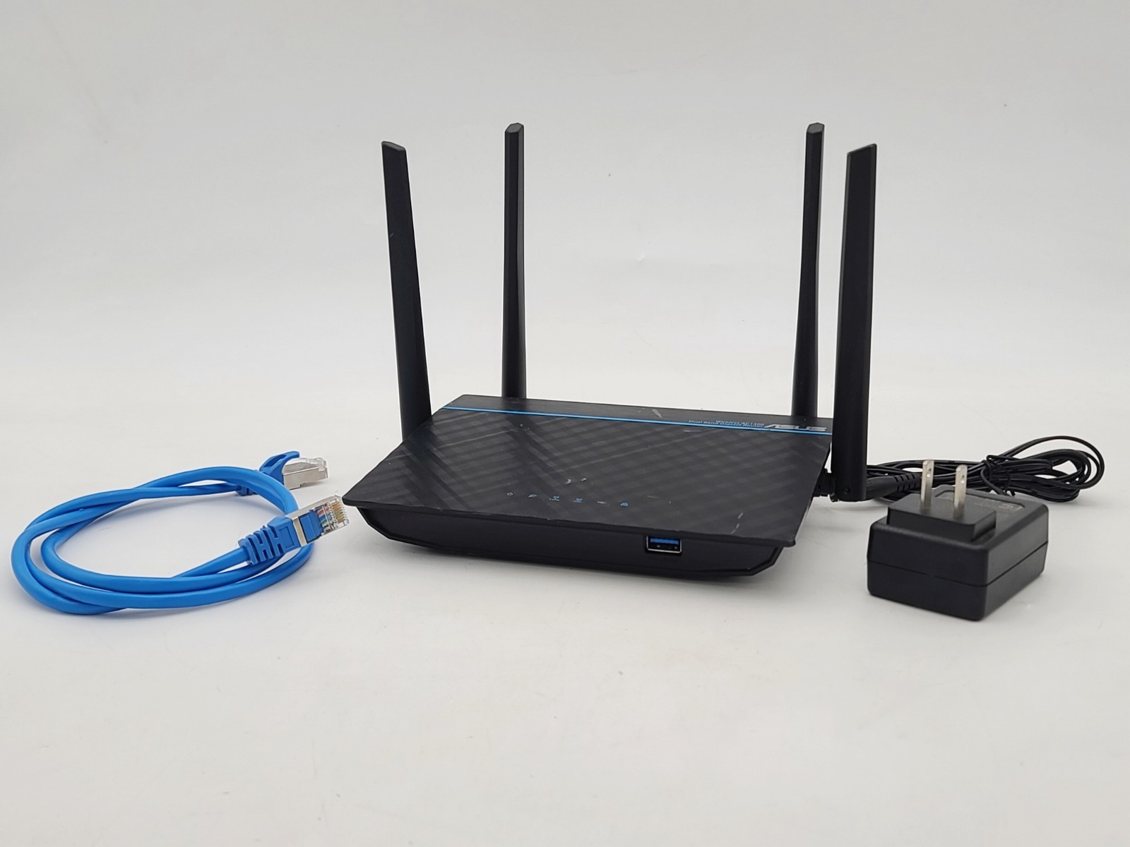 ASUS RT-ACRH13 AC1300 DUAL-BAND GIGABIT WI-FI ROUTER 4-PORT 867MBPS W ADAPTER