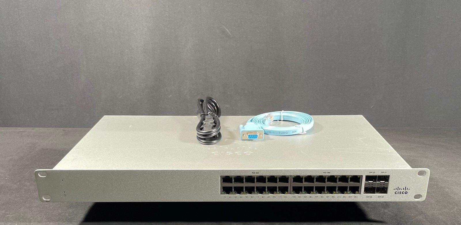 Cisco Meraki MS120-24P-HW  24Port PoE Ethernet Switch / Unclaimed-Fast Shipping