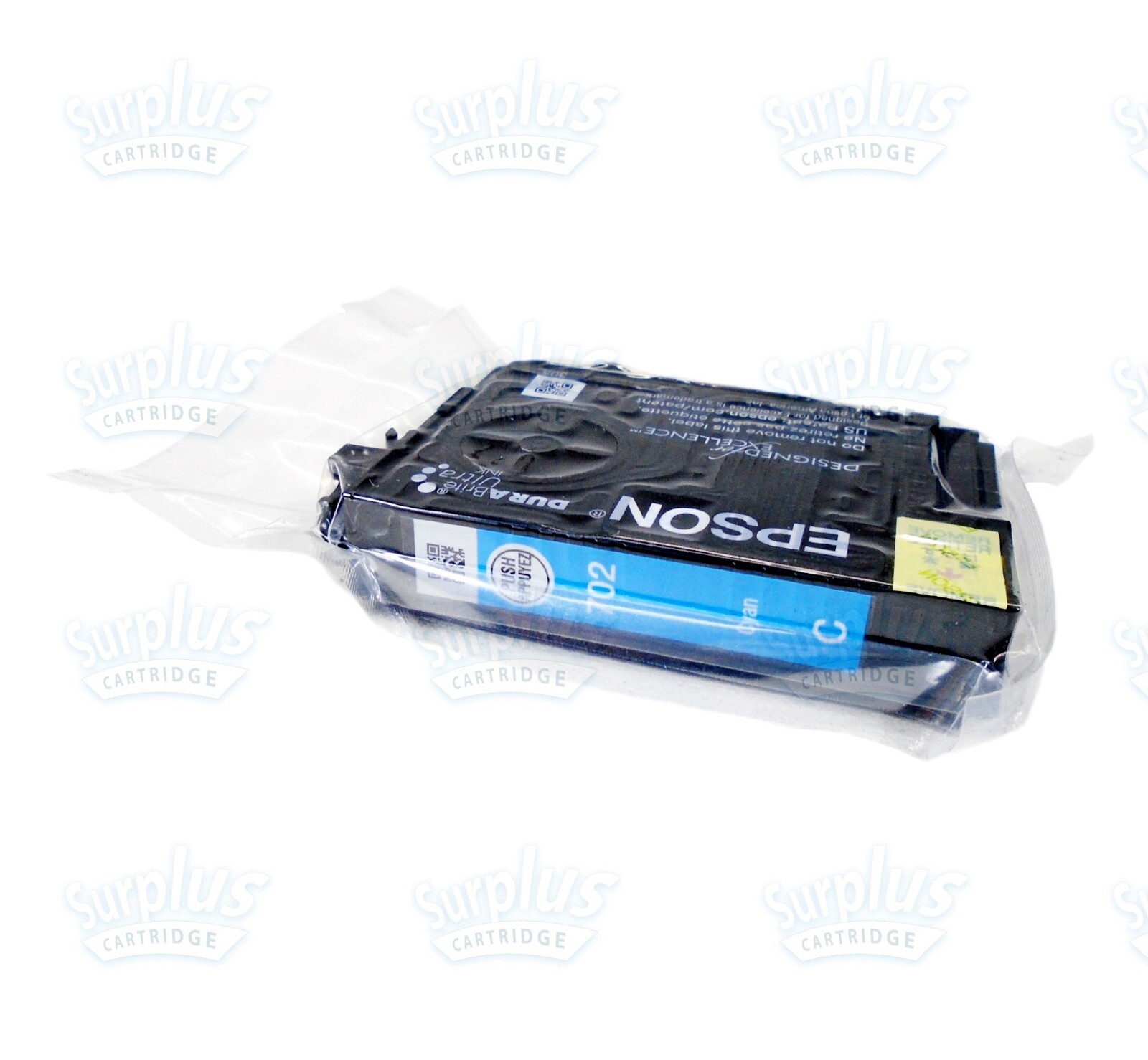 Genuine Epson 702 Cyan DuraBrite Ultra Ink Cartridge WF-3720 (NOT Initial)