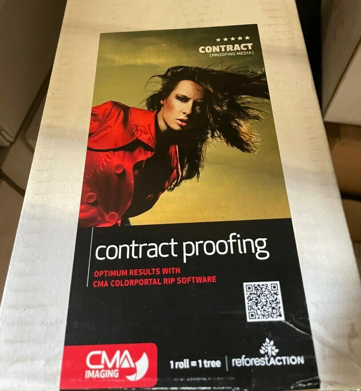 CMA Imaging Contract Proofing Paper Matte 200g 24in x 100ft Inkjet Epson Canon