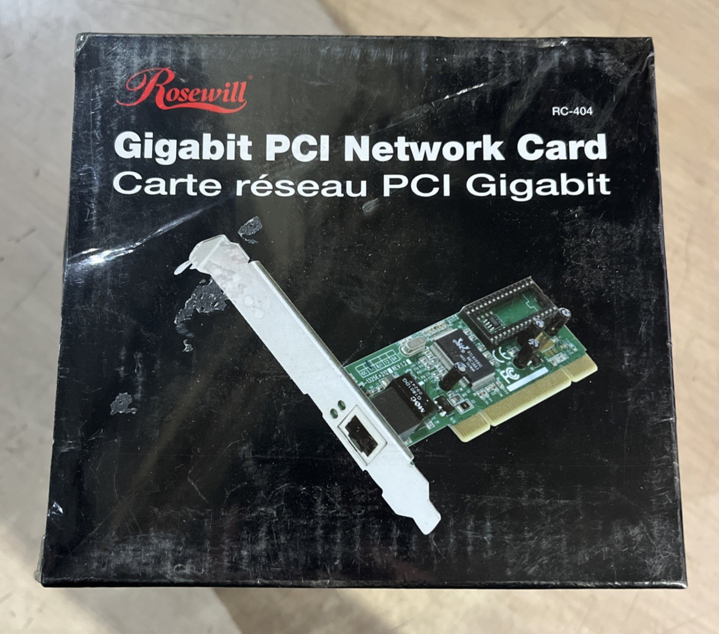 x5 ROSEWILL RC-404 SINGLE-PORT GIGABIT PCI NETWORK CARD