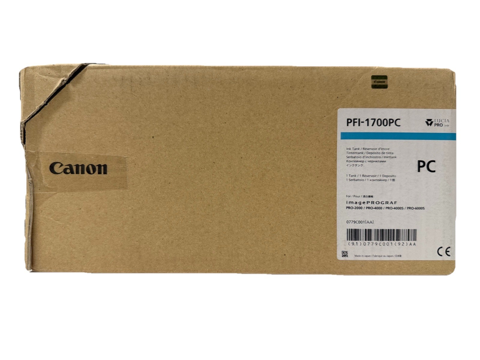 CANON PFI-1700PC Ink imagePROGRAF PRO-2000/4000 Sealed. Exp.2019