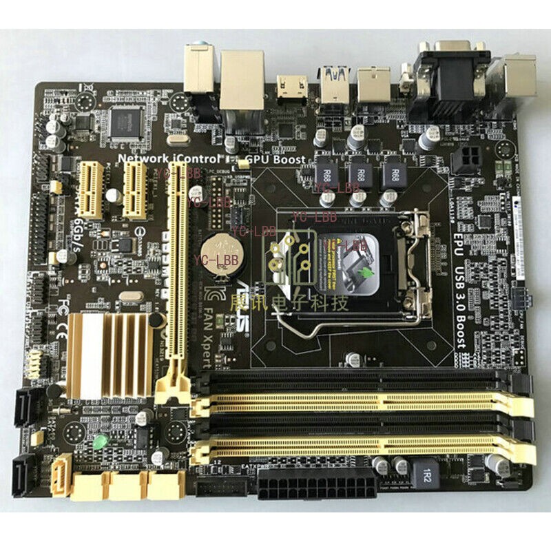 For ASUS B85M-G Motherboard LGA1150 DDR3 Mainboard Tested