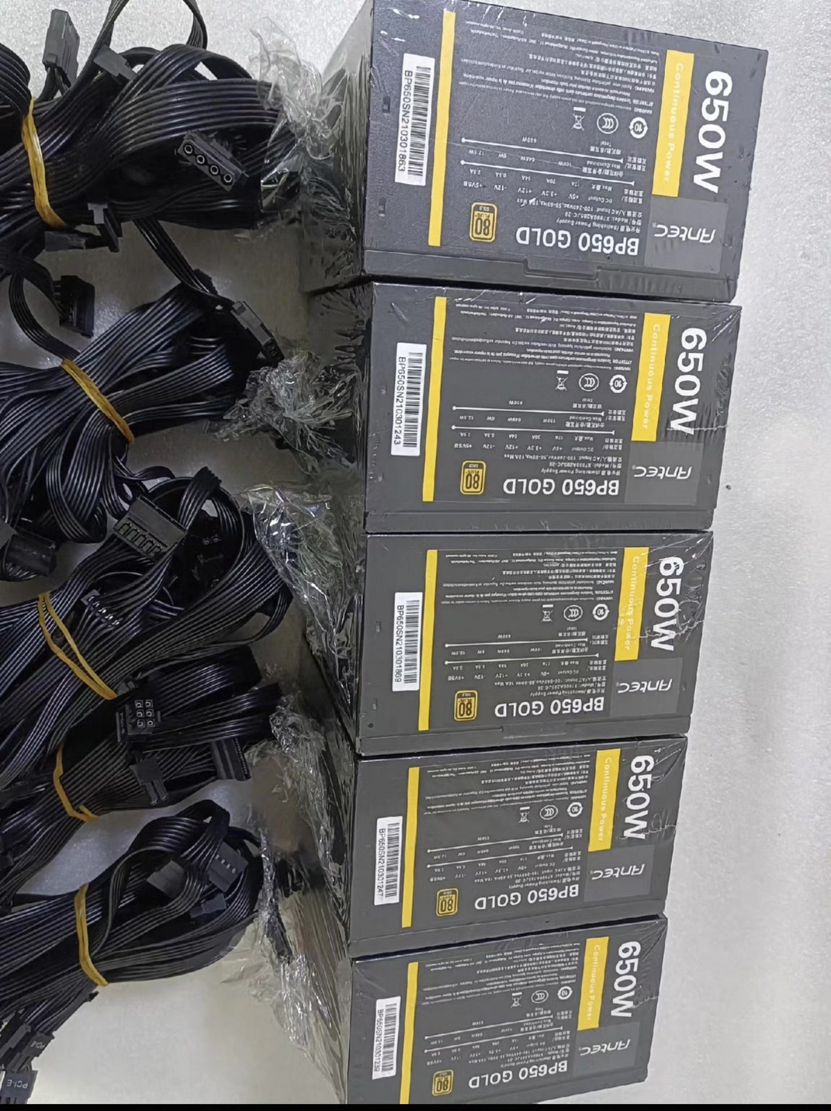 Fully Tested Antec BP650 Gold 650W 80 Plus Gold ATX Desktop PC Power Supply PSU