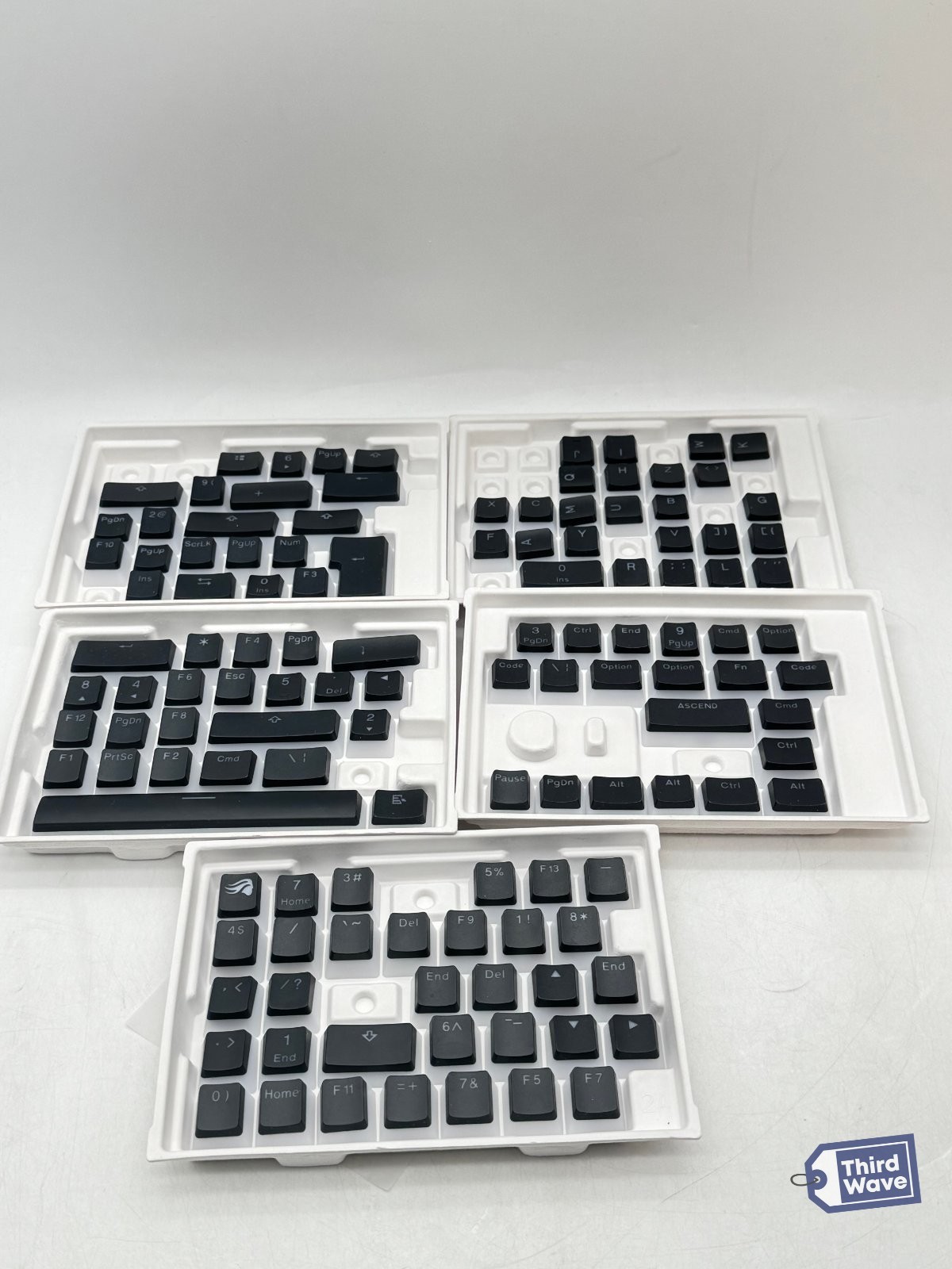 GLORIOUS GPBT Aura RGB Keycap Set Pudding Double Shot PBT Translucent Black