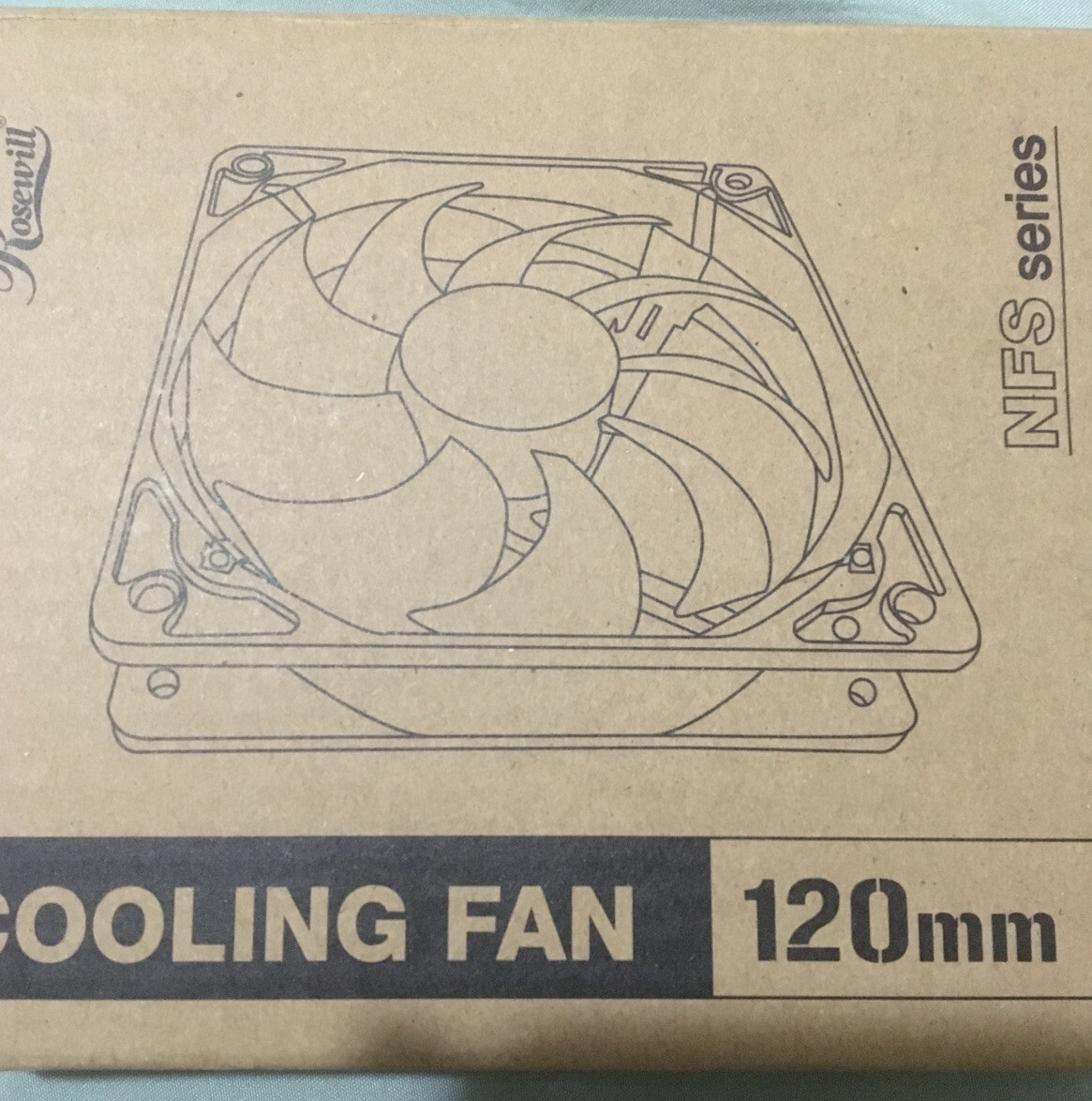Rosewill RFTL-131209 120mm Computer Case Cooling Fan-New