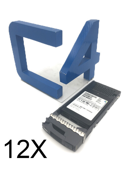 12x NETAPP X371A 960GB 12GBPS SAS SSD MZILT960HAHQ-00AG3 MZ-ILT960A 108-00546+A0