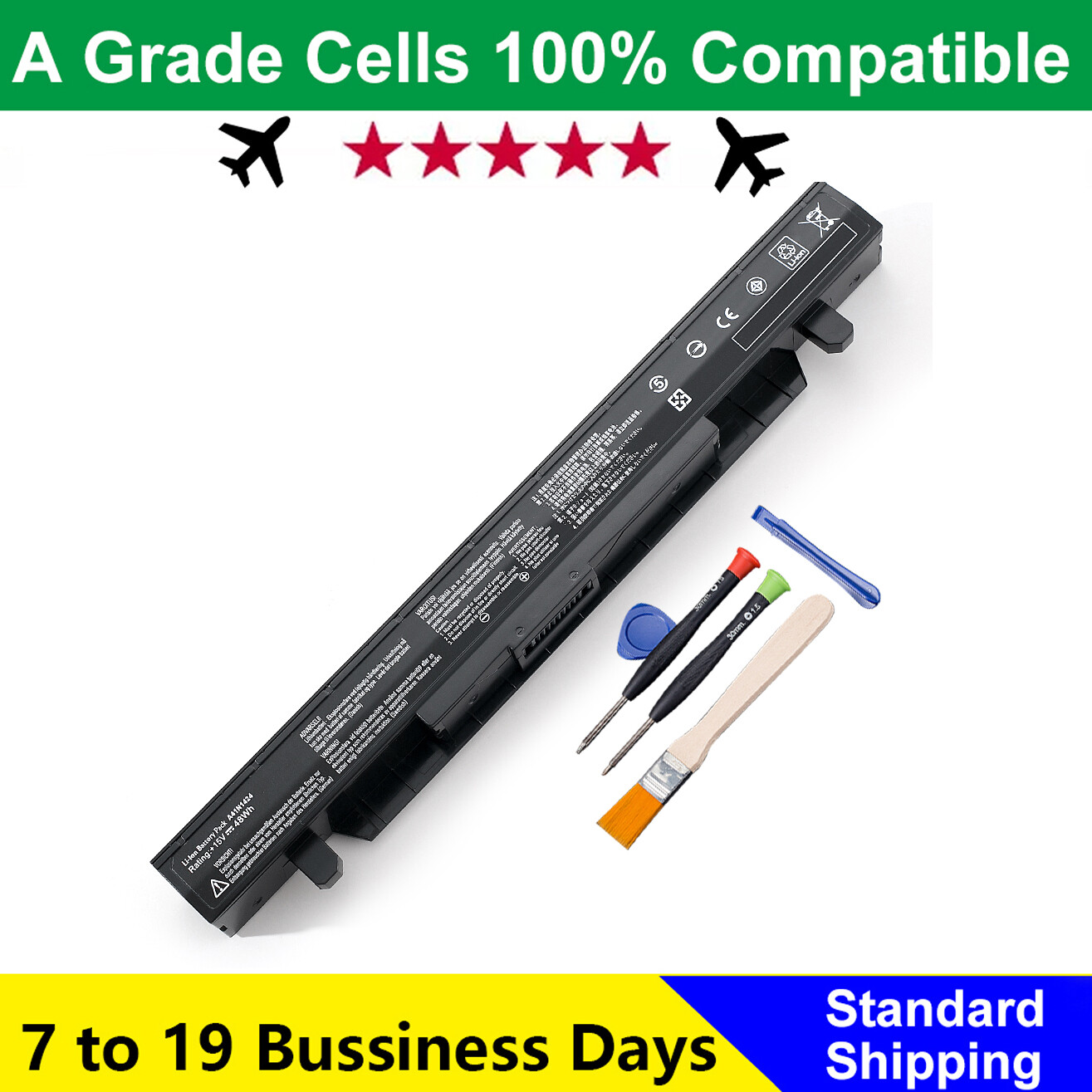 A41N1424 Laptop Battery For ASUS ROG GL552JW GL552VX GL552VW ZX50 ZX50J ZX50JX